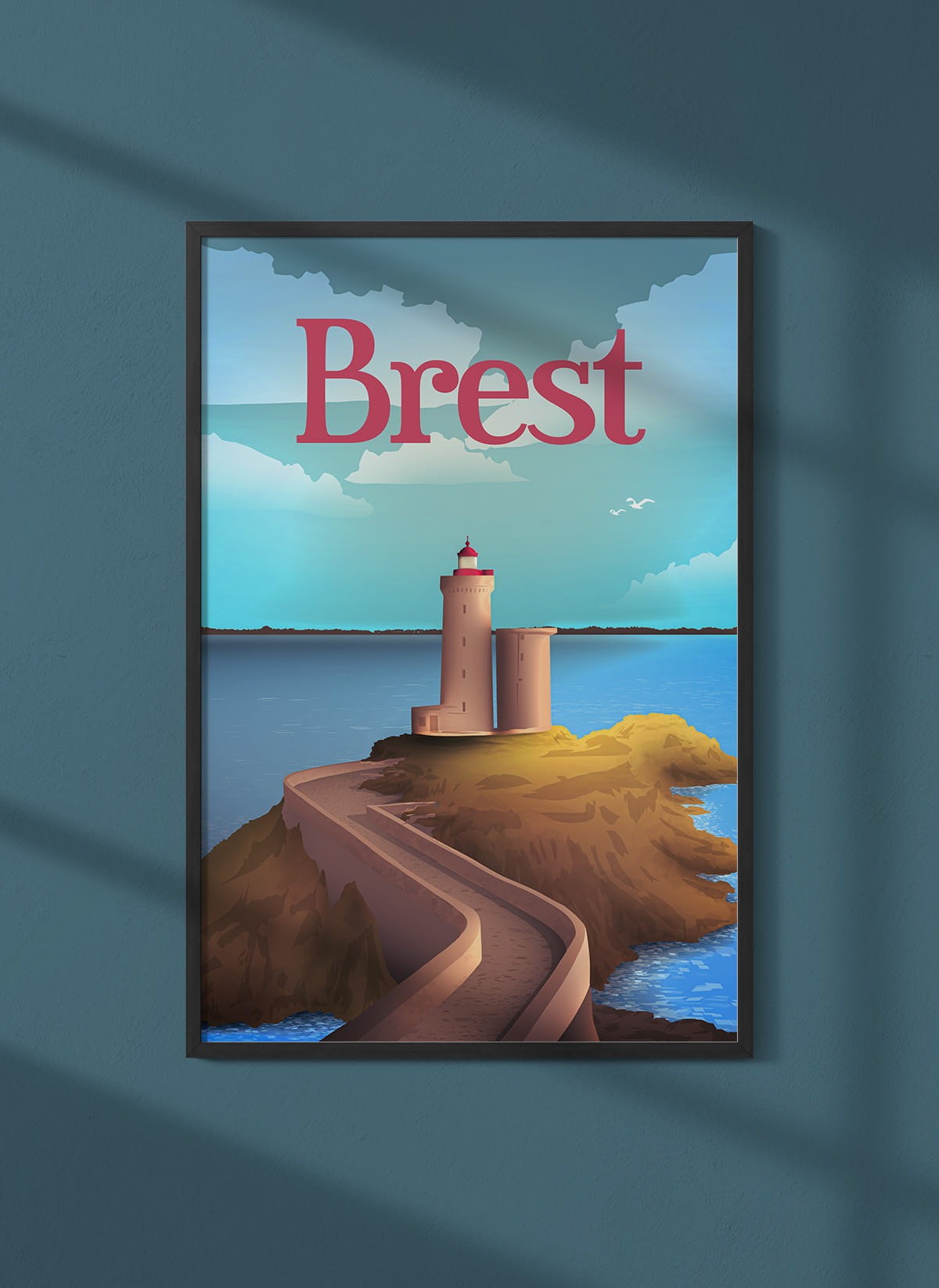 Affiche ville Brest