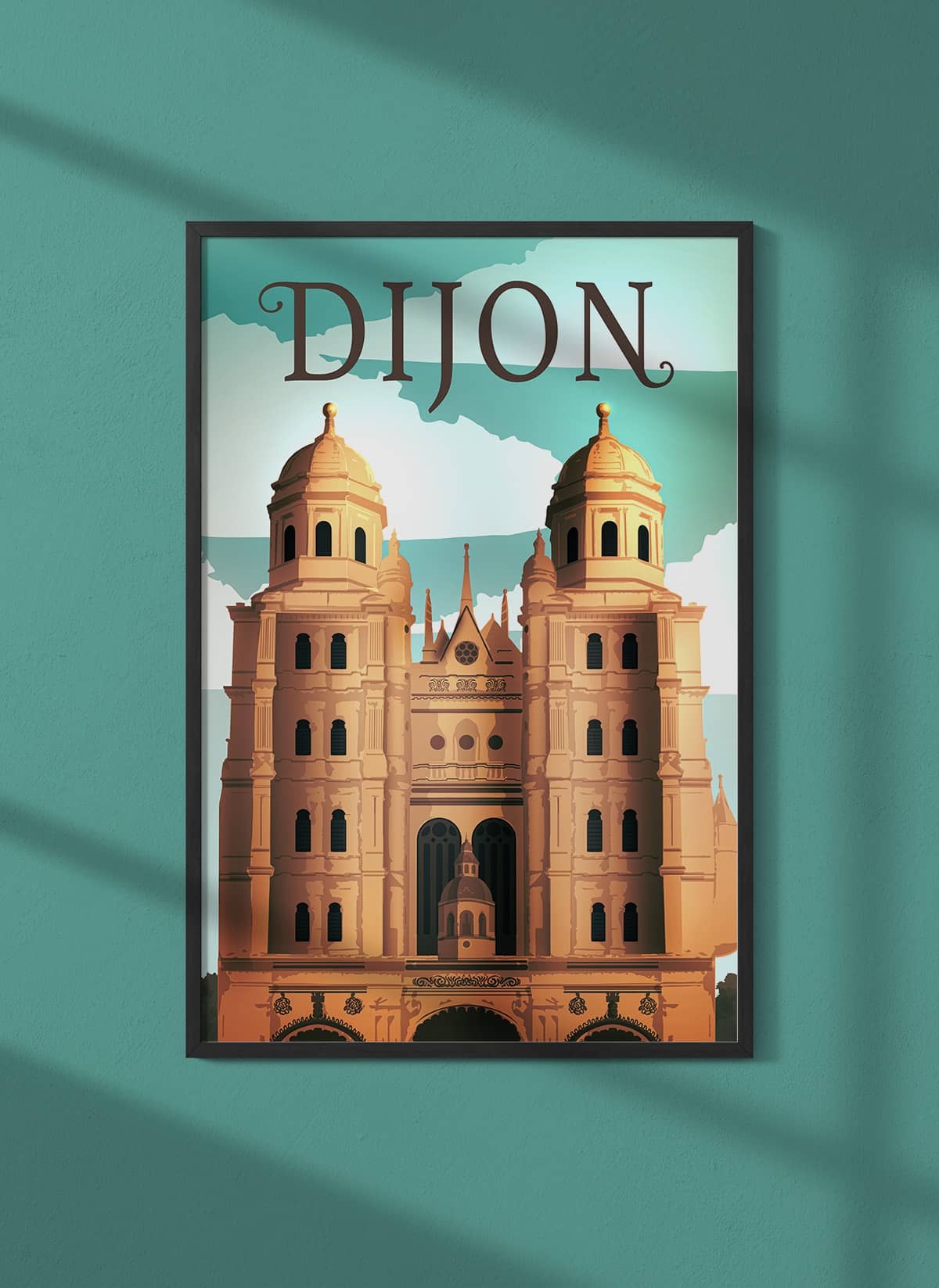 Affiche ville Dijon