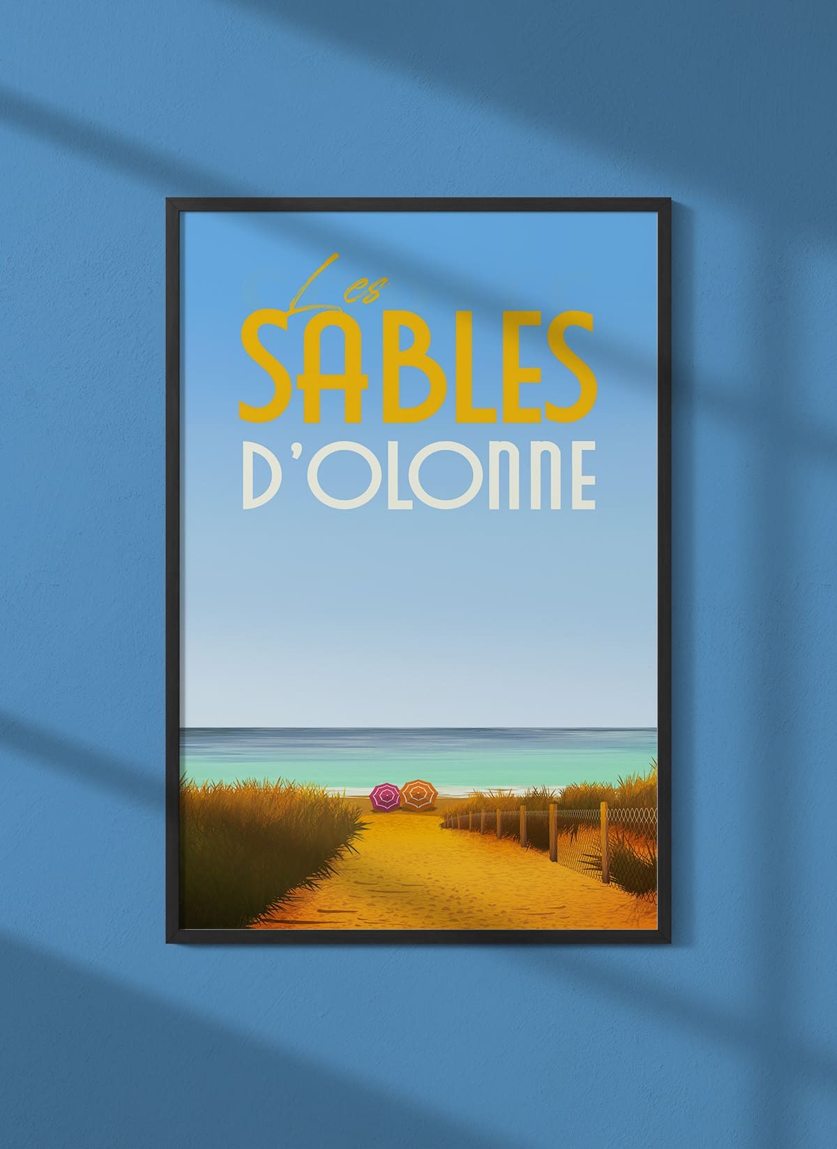 Affiche ville Les Sables d'Olonne