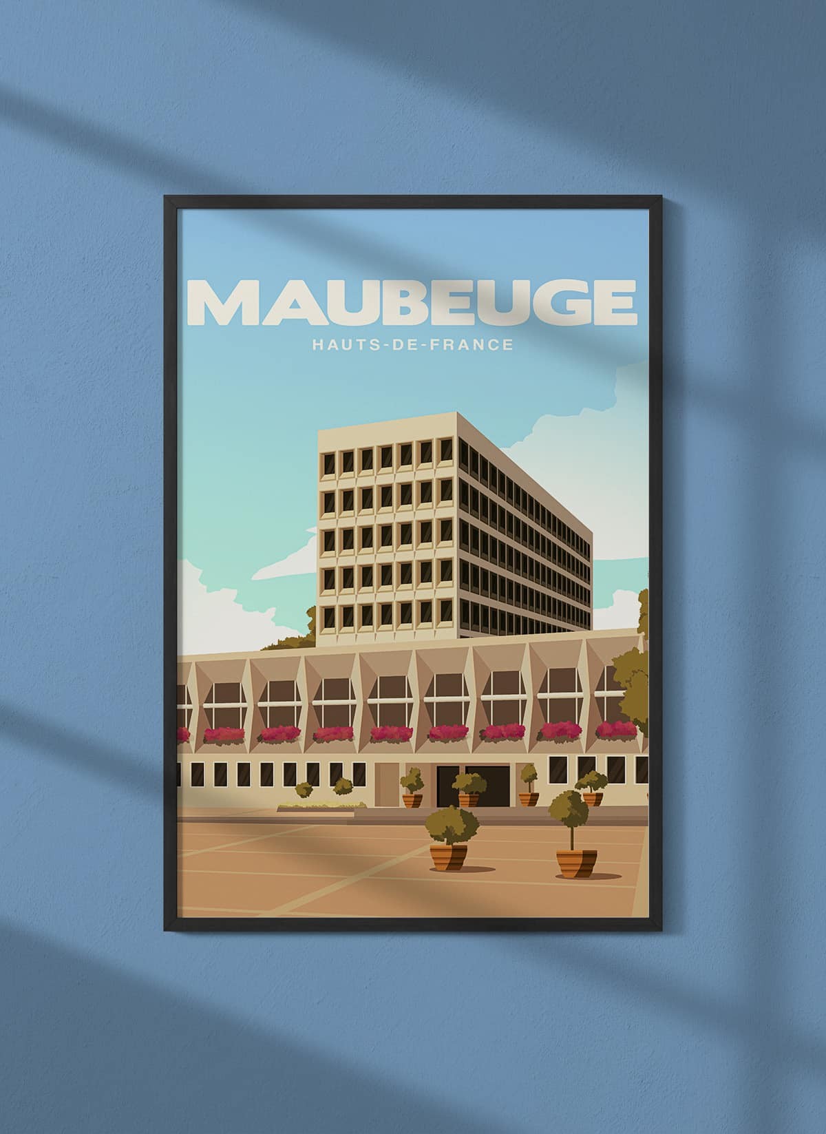 Affiche ville Maubeuge