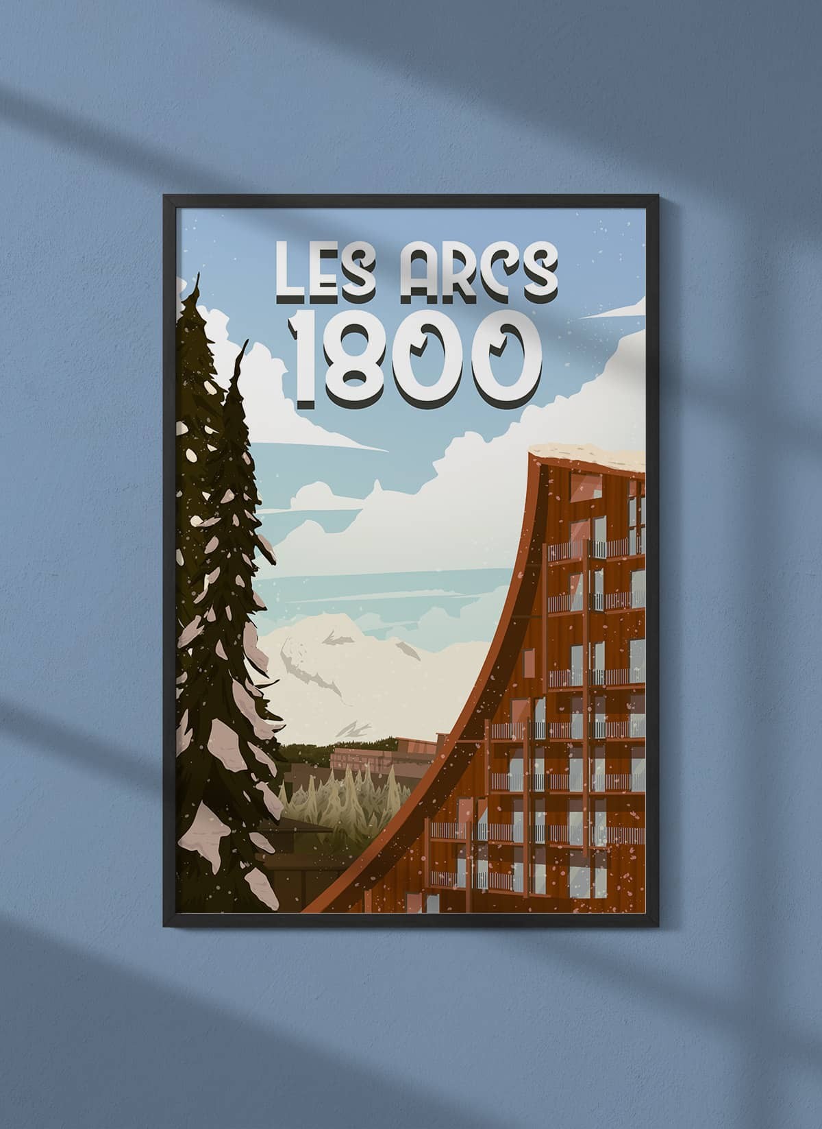 Affiche ville Les Arcs 1800