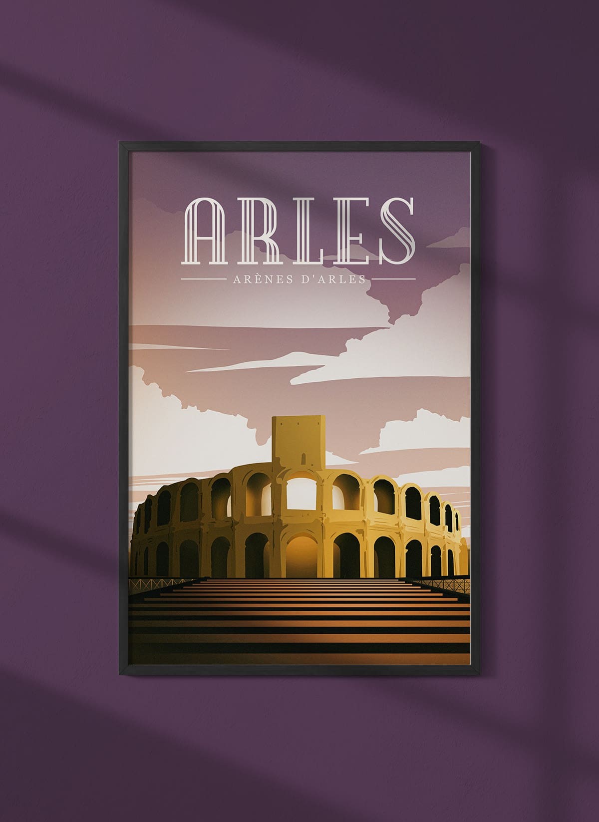 Affiche ville Arles