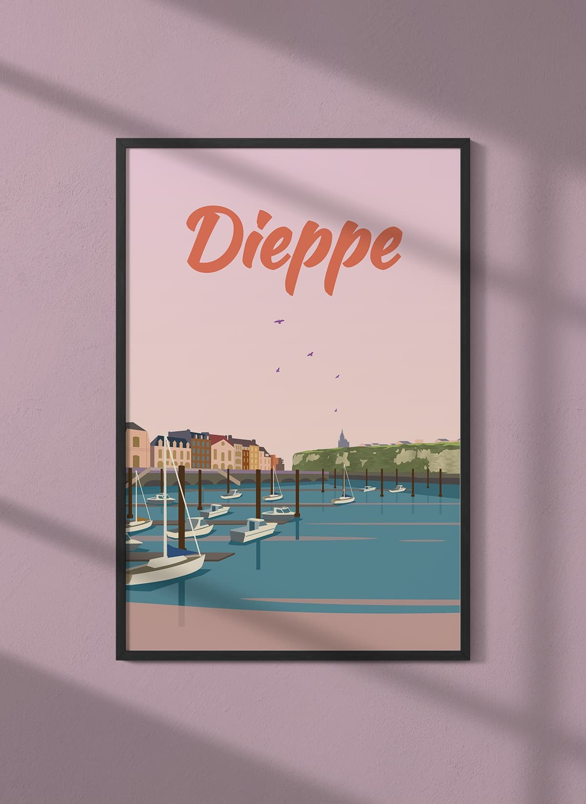 Affiche ville Dieppe