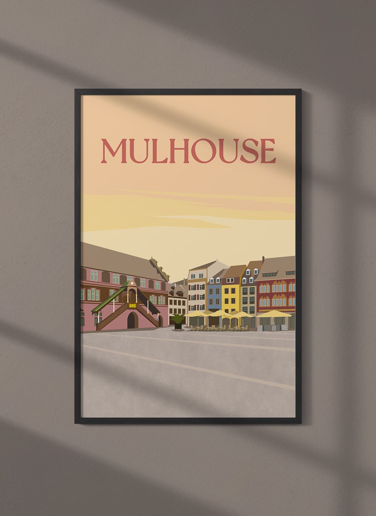 Affiche ville Mulhouse