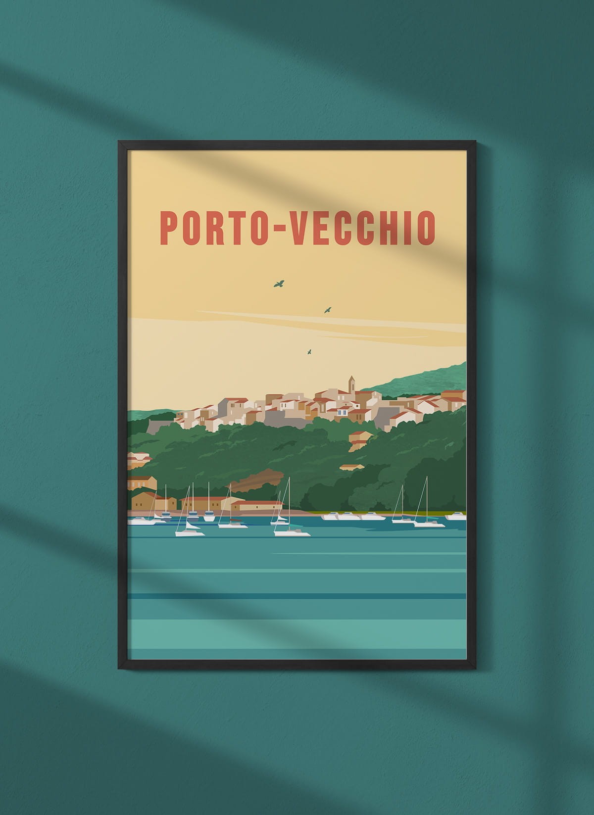 Affiche ville Porto-Vecchio