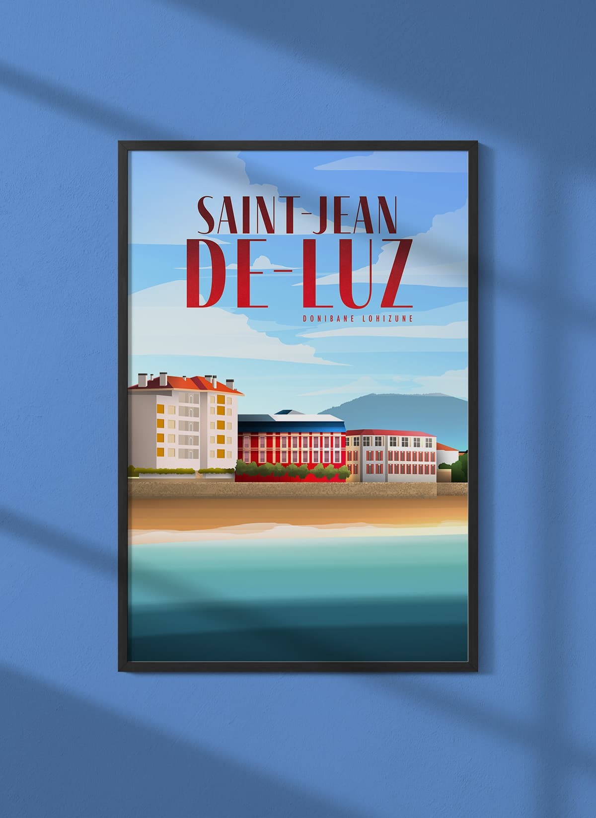 Affiche ville Saint-Jean-de-Luz