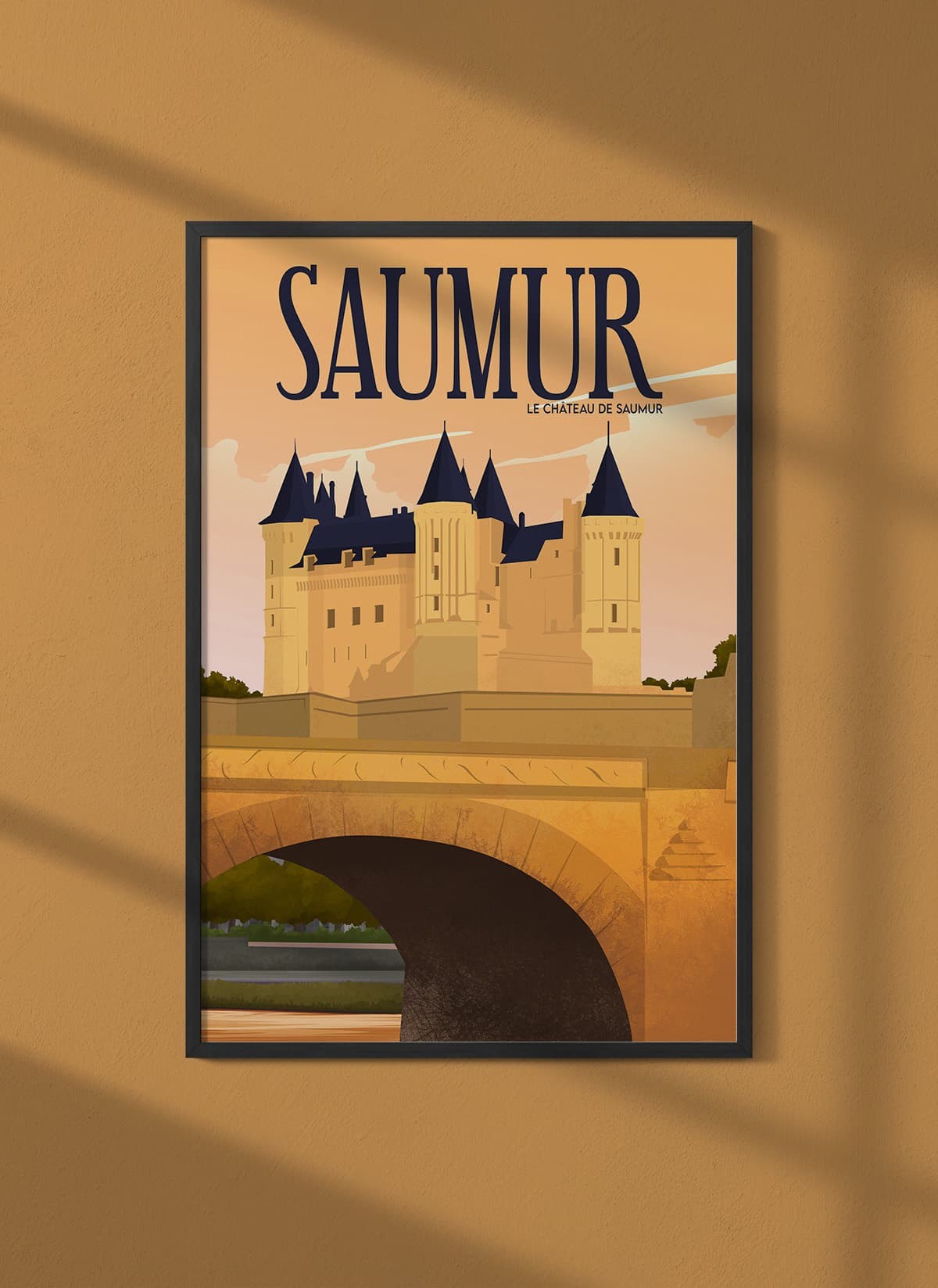 Affiche ville Saumur