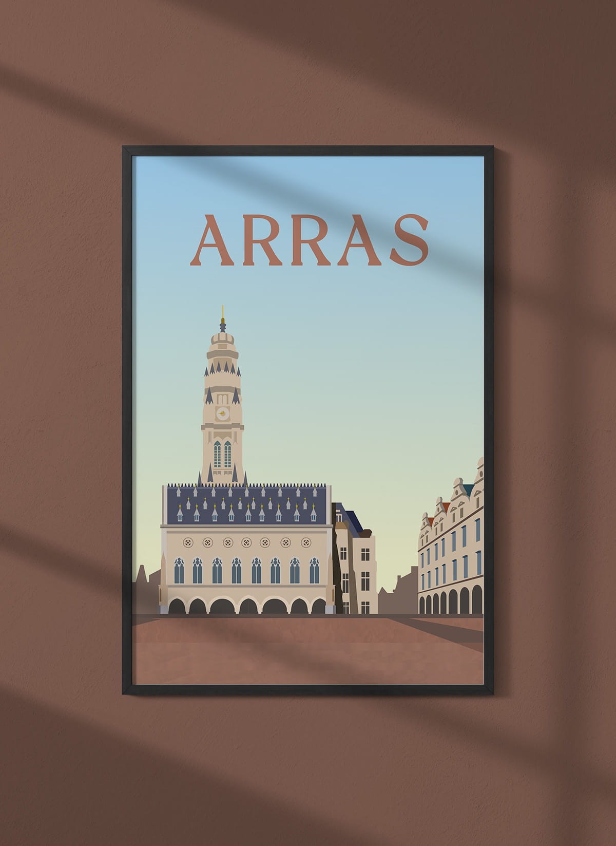 Affiche ville Arras