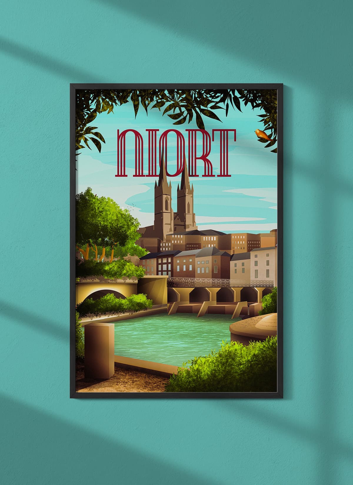 Affiche ville Niort