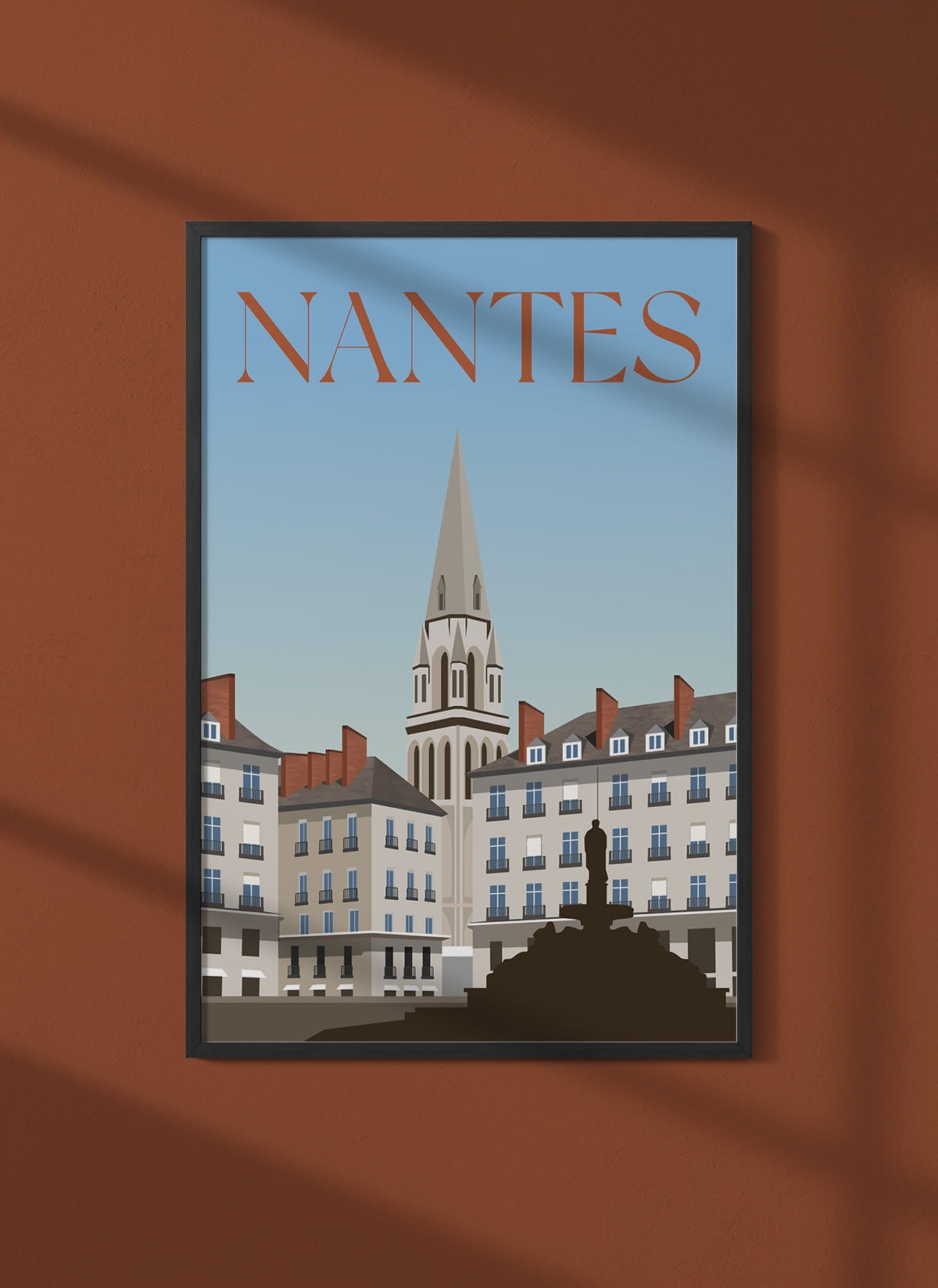 Affiche ville Nantes 2