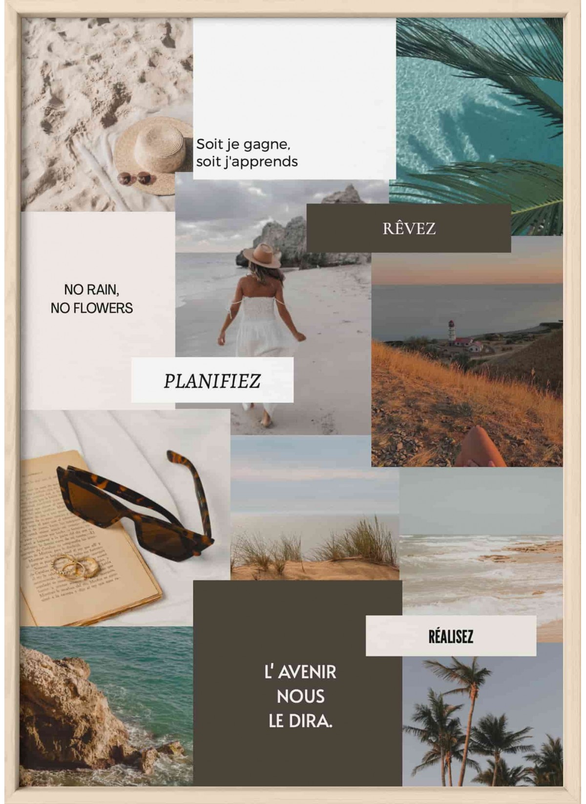 Affiche Personnalisée Vision Board - Créez et Visualisez Vos Objectifs