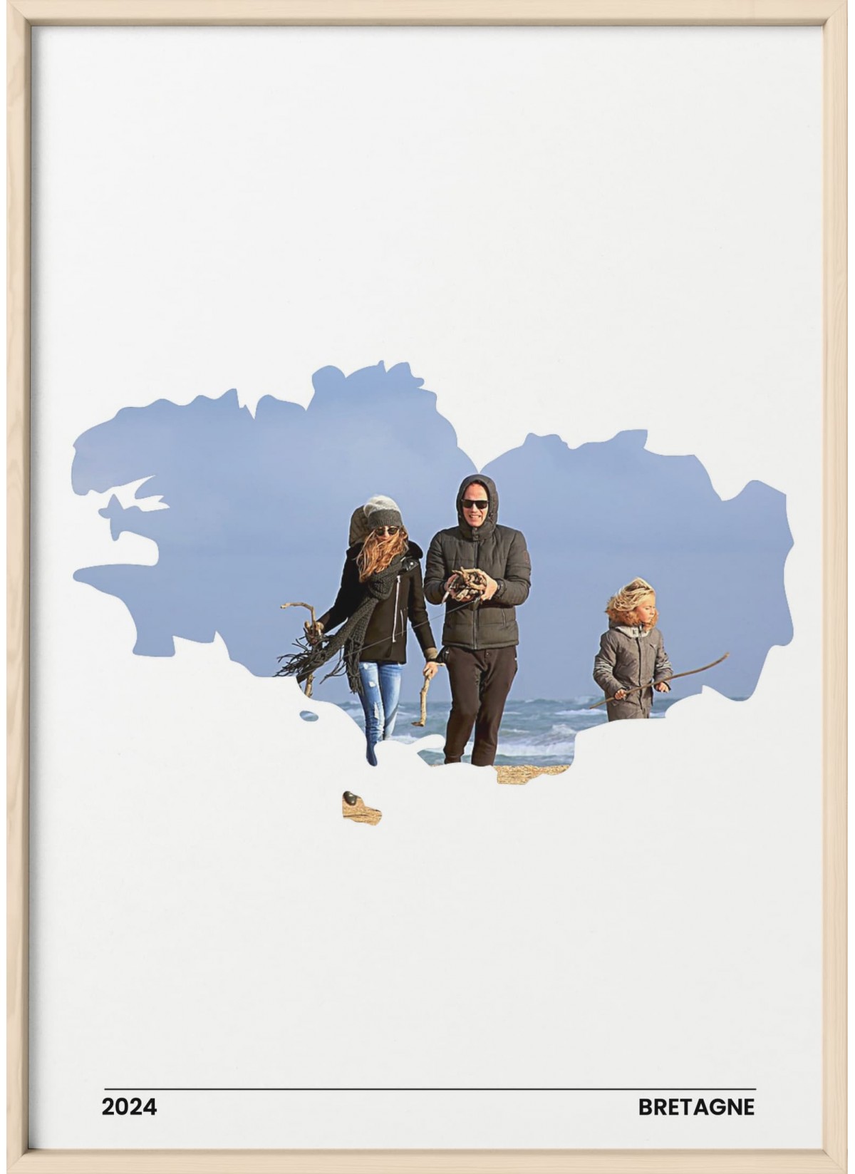 Poster photo personnalisé Bretagne - L'AFFICHERIE