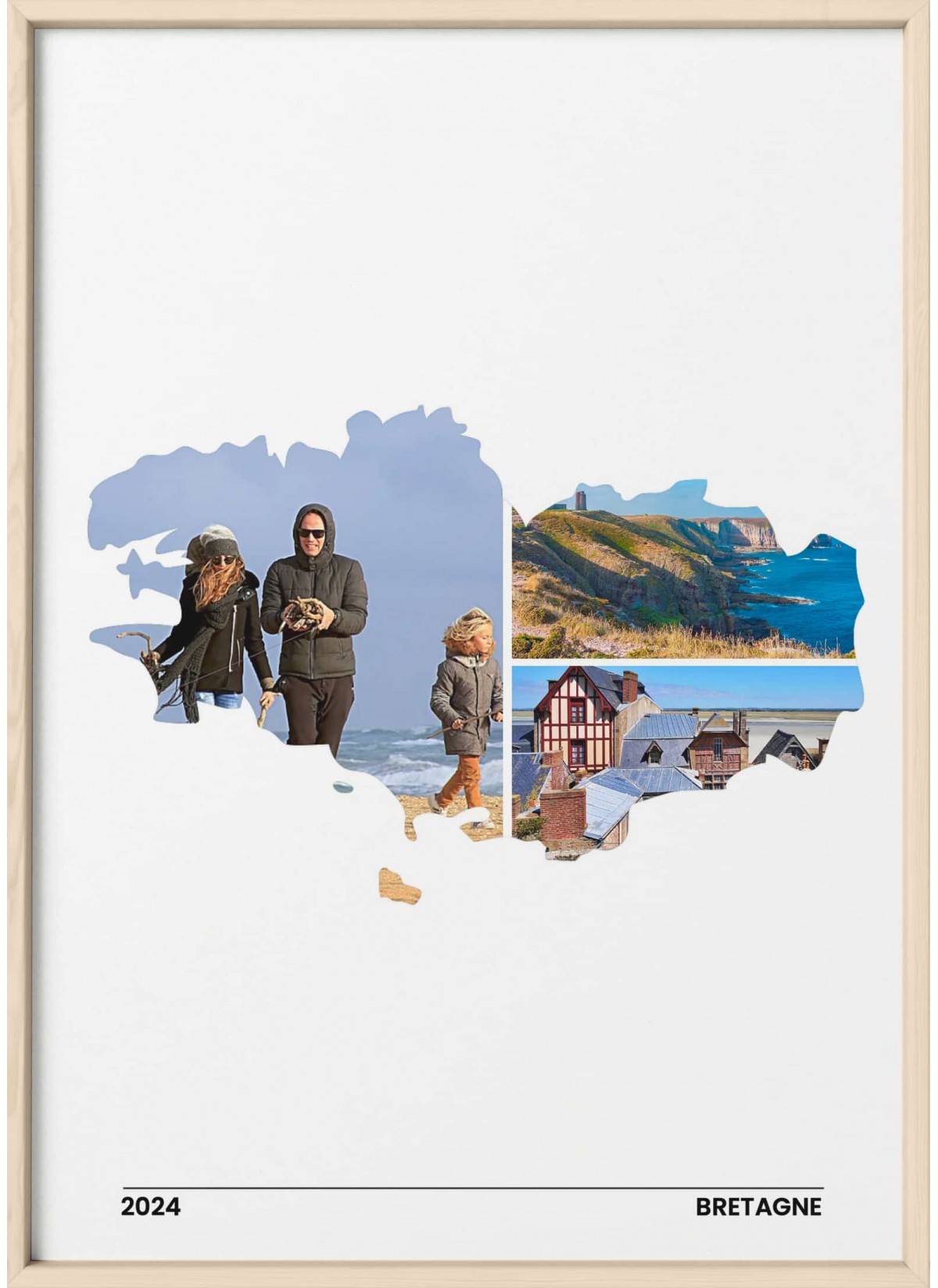 Poster photo personnalisé Bretagne - L'AFFICHERIE
