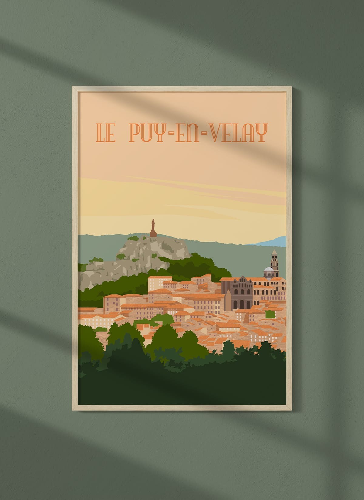 Affiche ville Le Puy-en-Velay