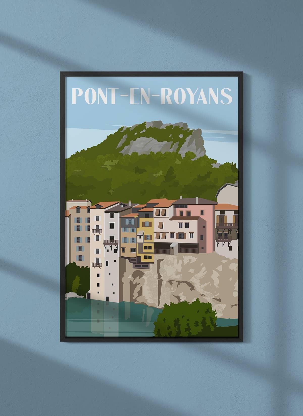 Affiche ville Pont-en-Royans
