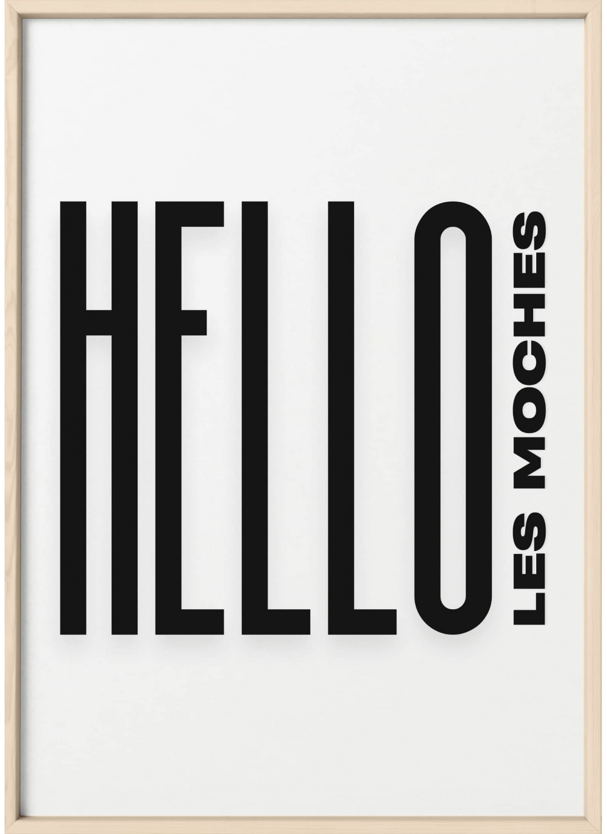 Affiche Hello les moches, affiche Humour |  L’Afficherie