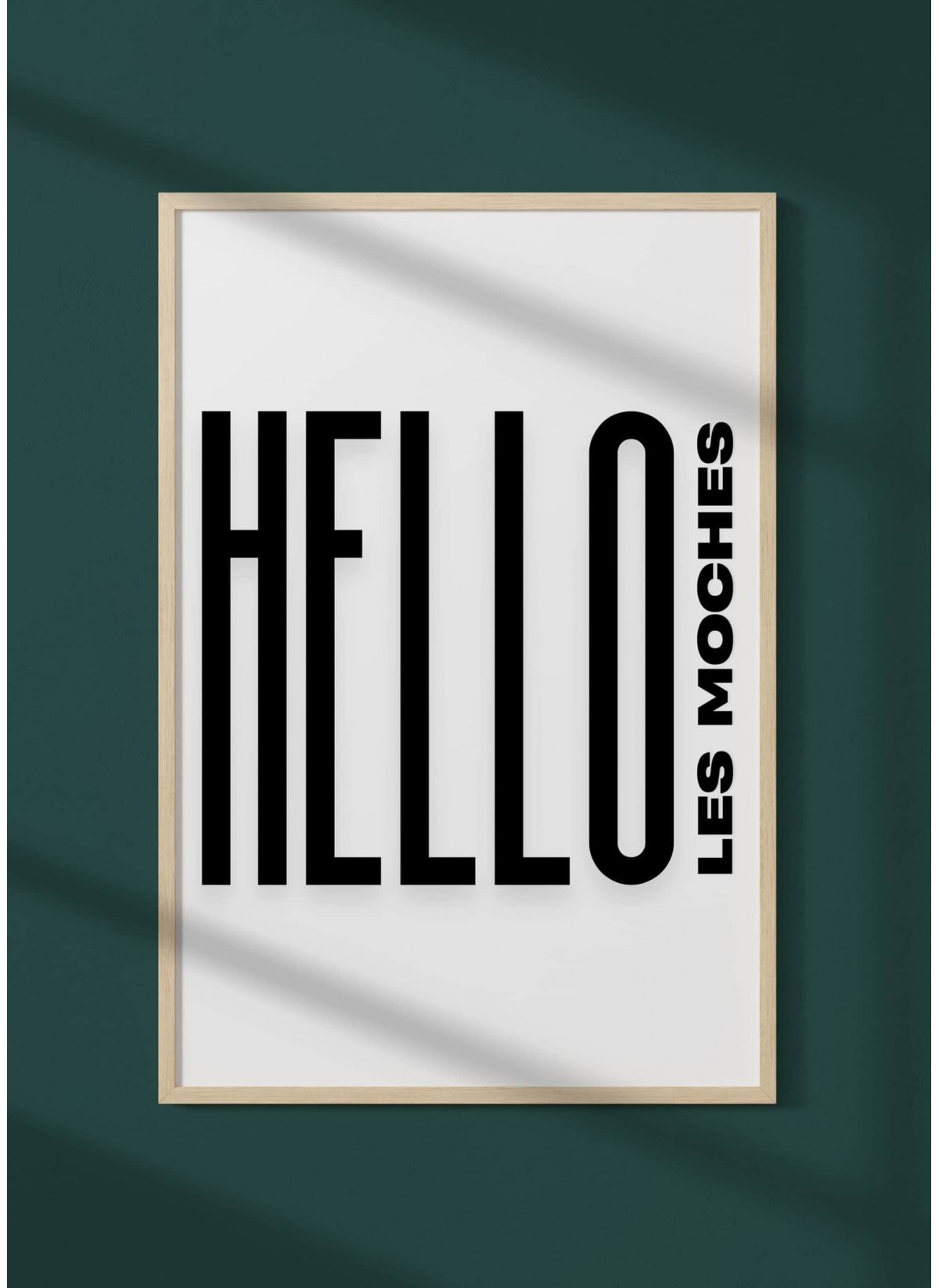 Affiche Hello les moches, affiche Humour |  L’Afficherie