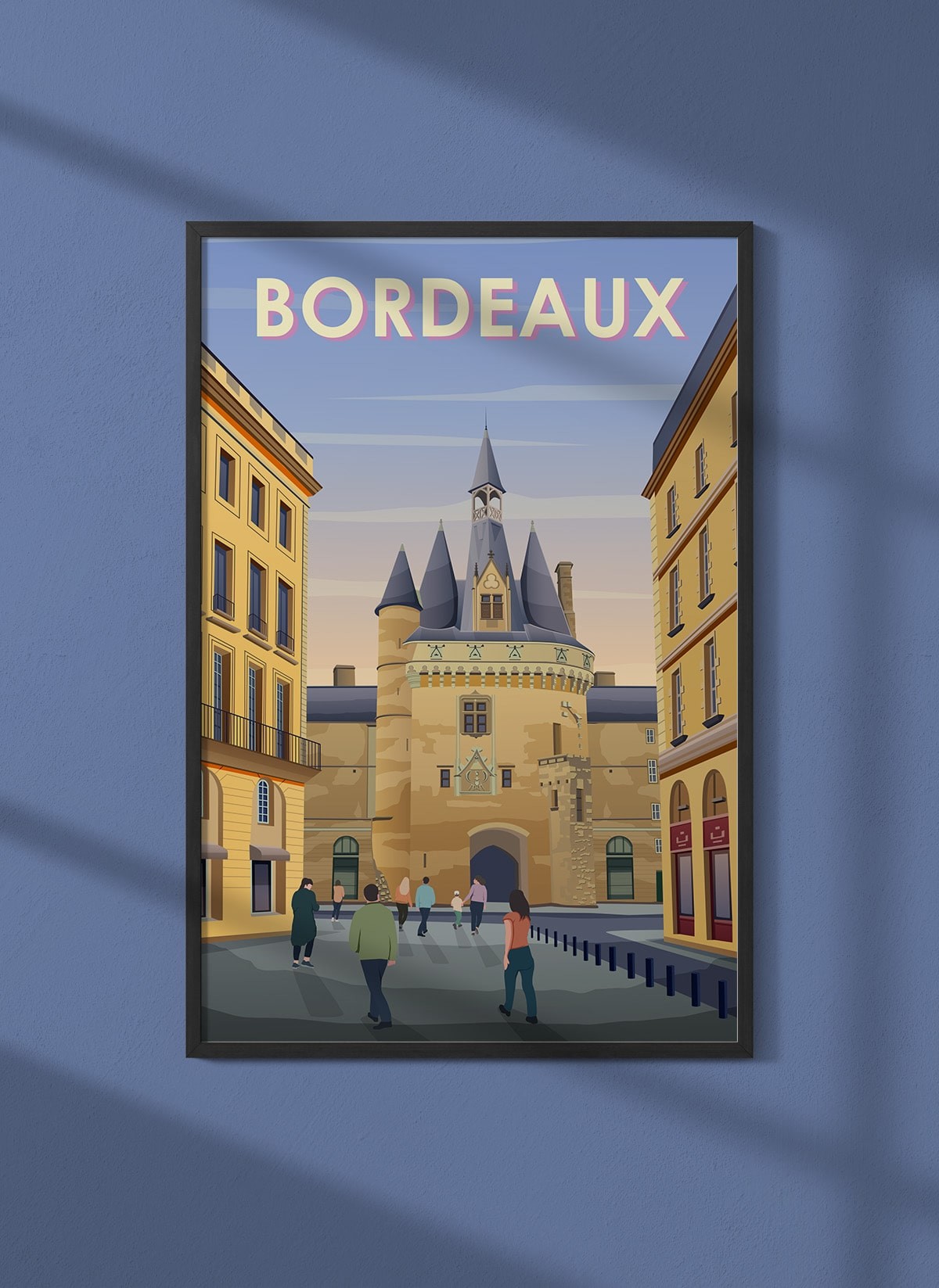 Affiche ville Bordeaux 3
