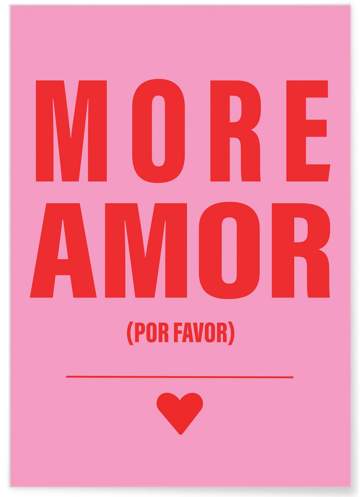 Affiche More Amor