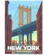 Affiche ville New York 3, déco murale |  L’Afficherie