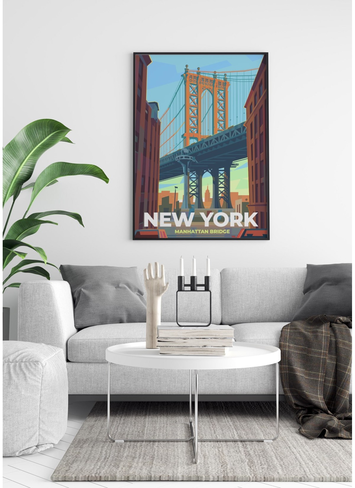 Affiche ville New York 3, déco murale |  L’Afficherie