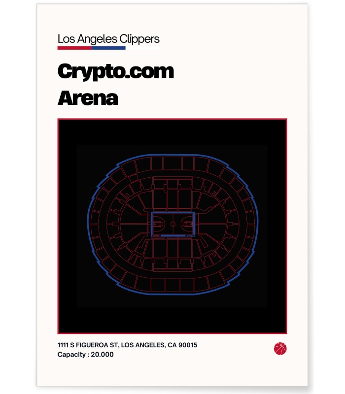 Affiche Crypto Arena - Los Angeles Clippers