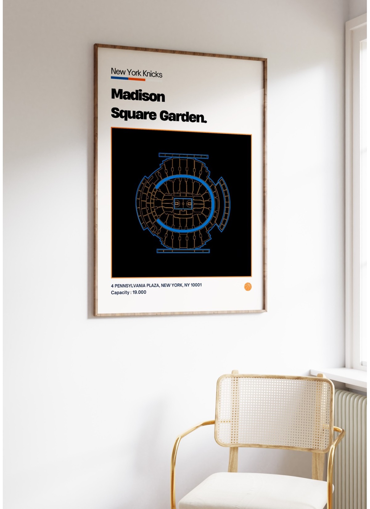 Affiche Madison Square Garden - New York Knicks