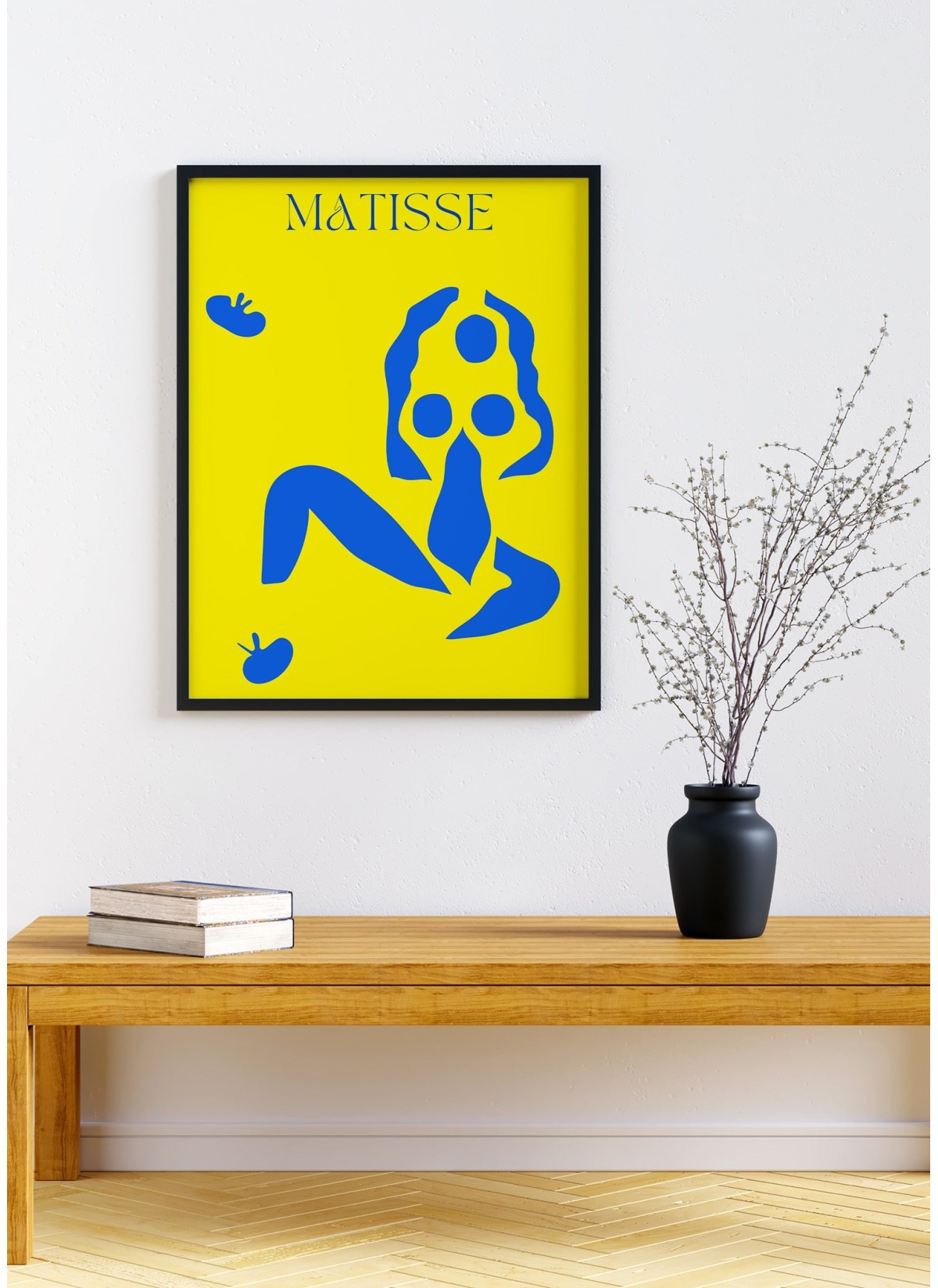 Affiche Matisse "Femme en Bleu" – Couleurs vives et abstraites