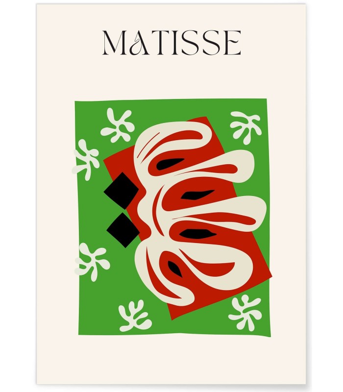 Affiche Matisse "Nature Abstraite" – Feuillage et formes organiques
