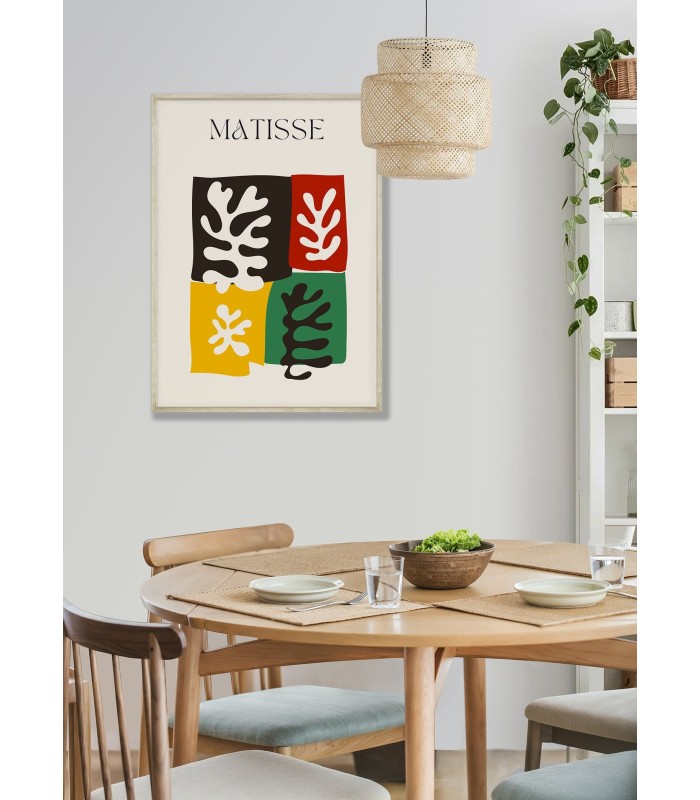 Affiche Matisse "Collage Nature" – Patchwork artistique