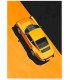 Affiche Porsche 911 jaune rétro | L’Afficherie
