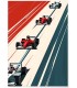 Affiche course automobile vintage | L’Afficherie