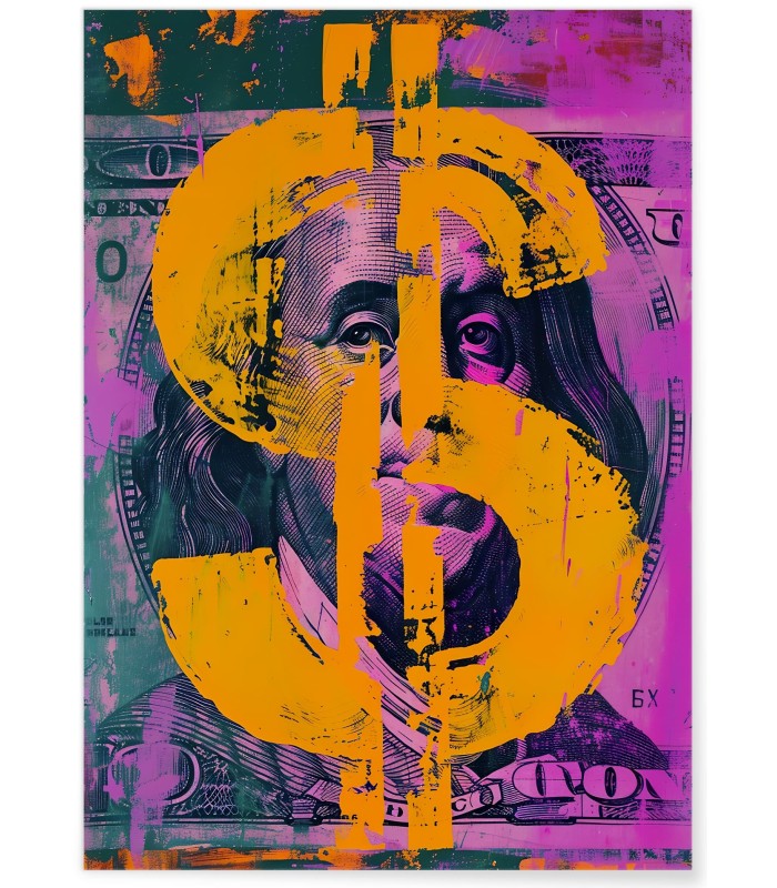 Affiche Dollar Pop Art
