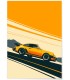 Affiche Porsche vintage graphique| L’Afficherie