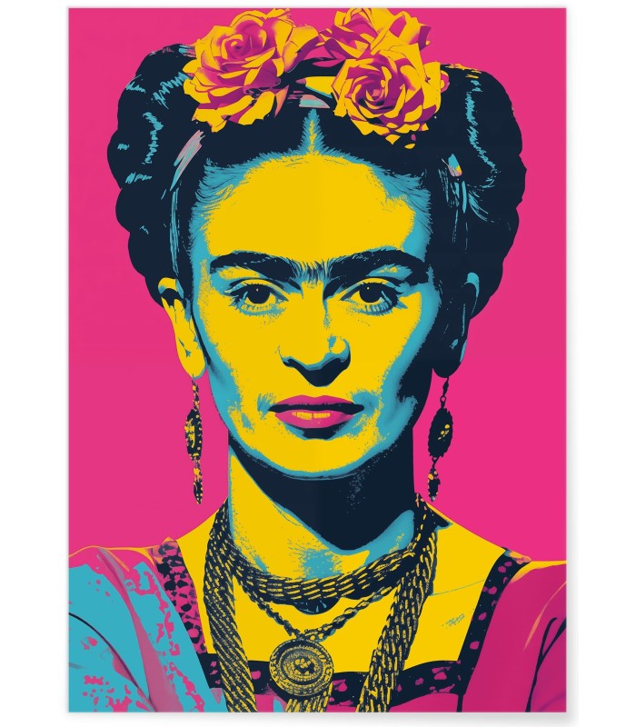 Affiche Frida Kahlo Pop Art