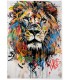 Affiche Lion Graffiti Pop Art