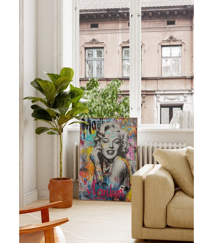 Affiche Marilyn Pop Art Urbain