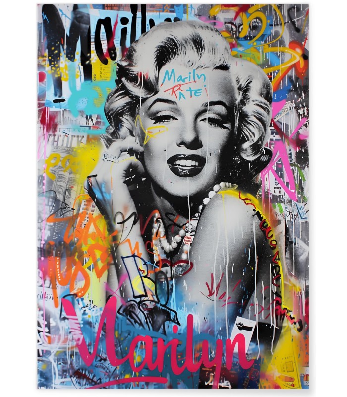 Affiche Marilyn Pop Art Urbain