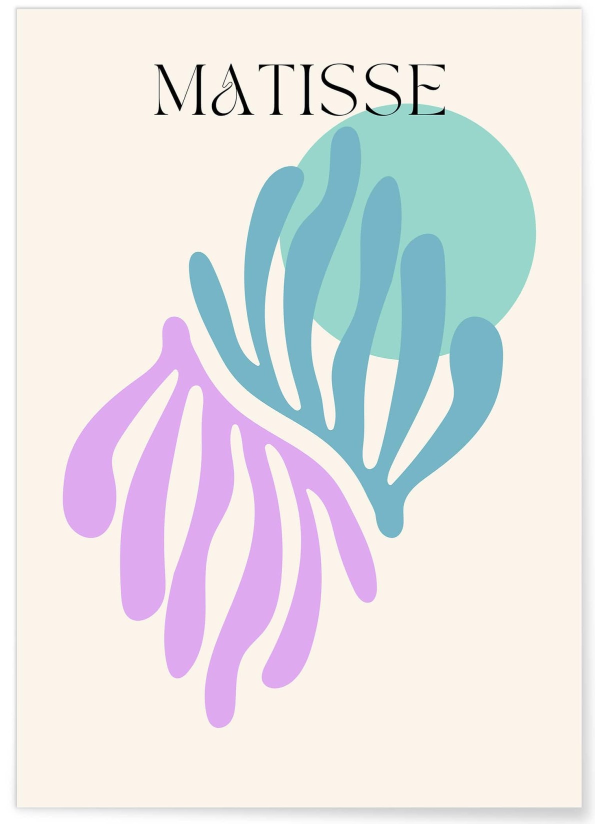 Affiche Matisse "Composition Botanique" – Motifs naturels