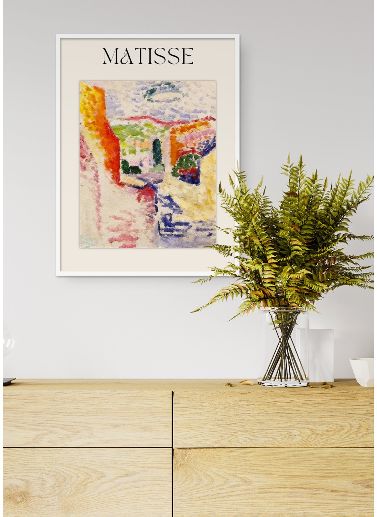 Affiche Matisse - Rue Méditerranéenne