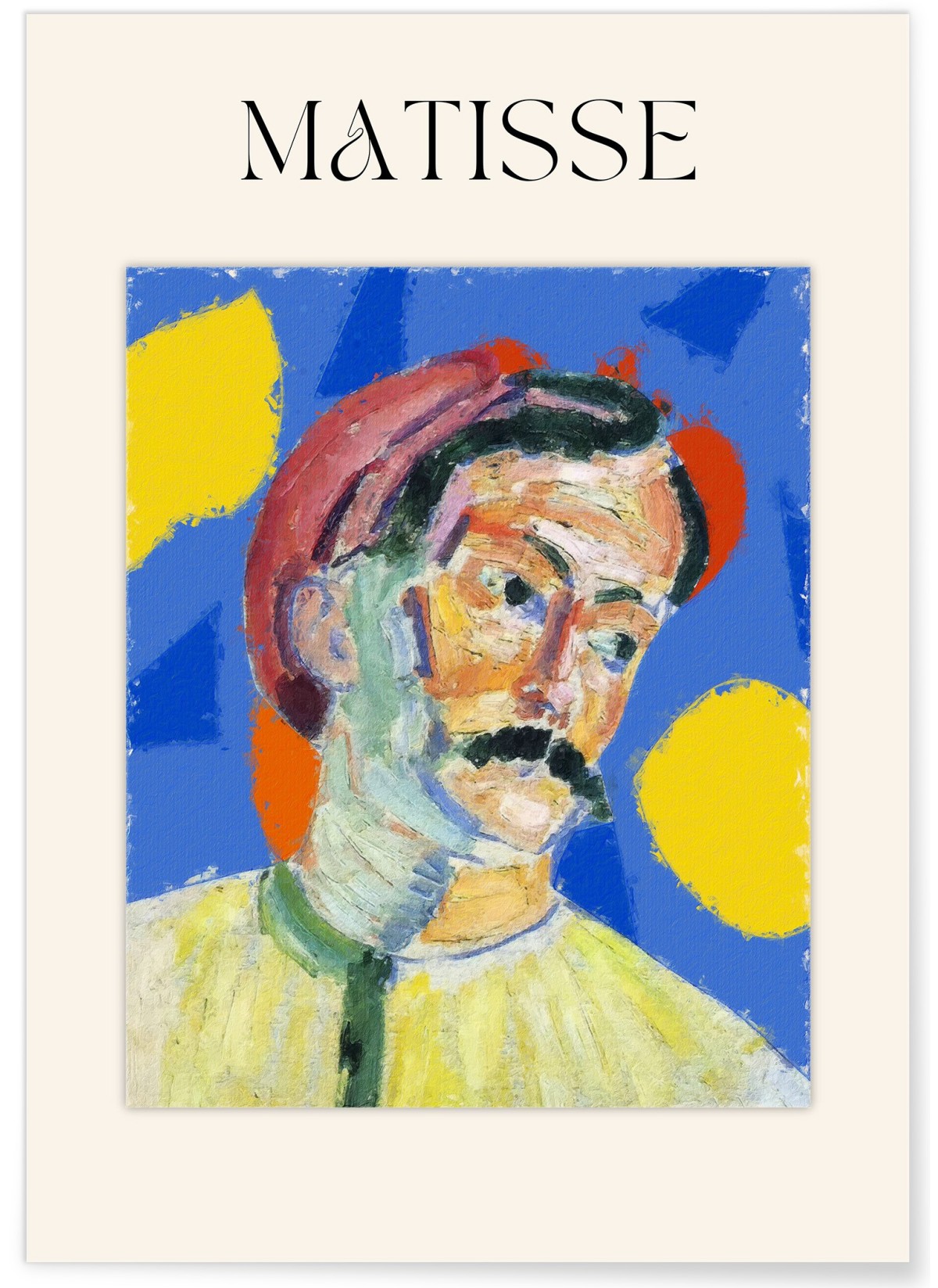 Poster Matisse - Portrait au béret
