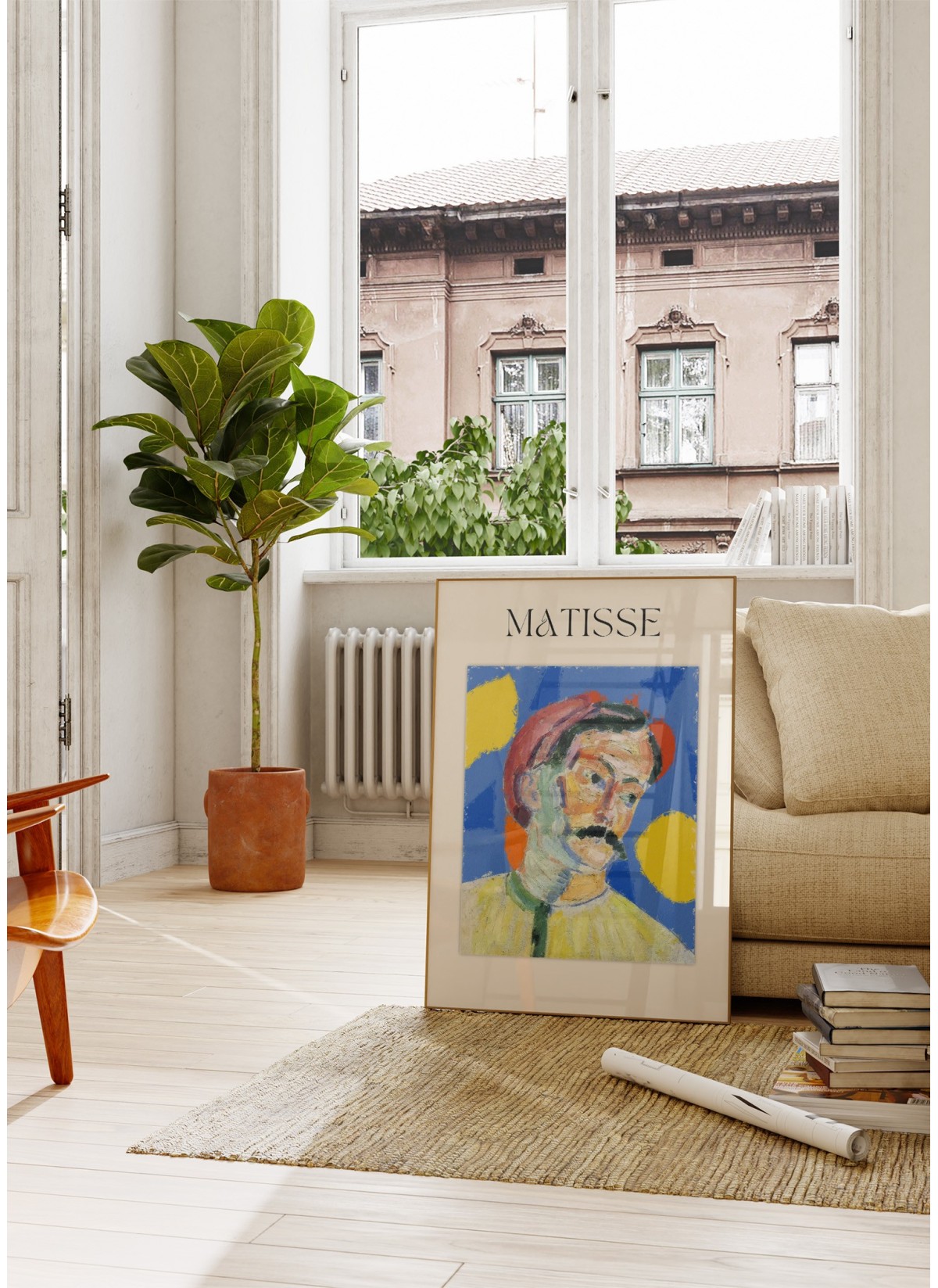Poster Matisse - Portrait au béret