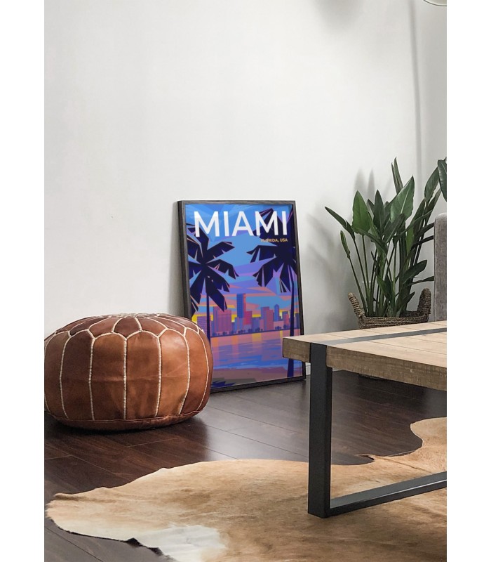Affiche ville Miami 2