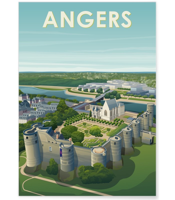 Affiche ville Angers 4