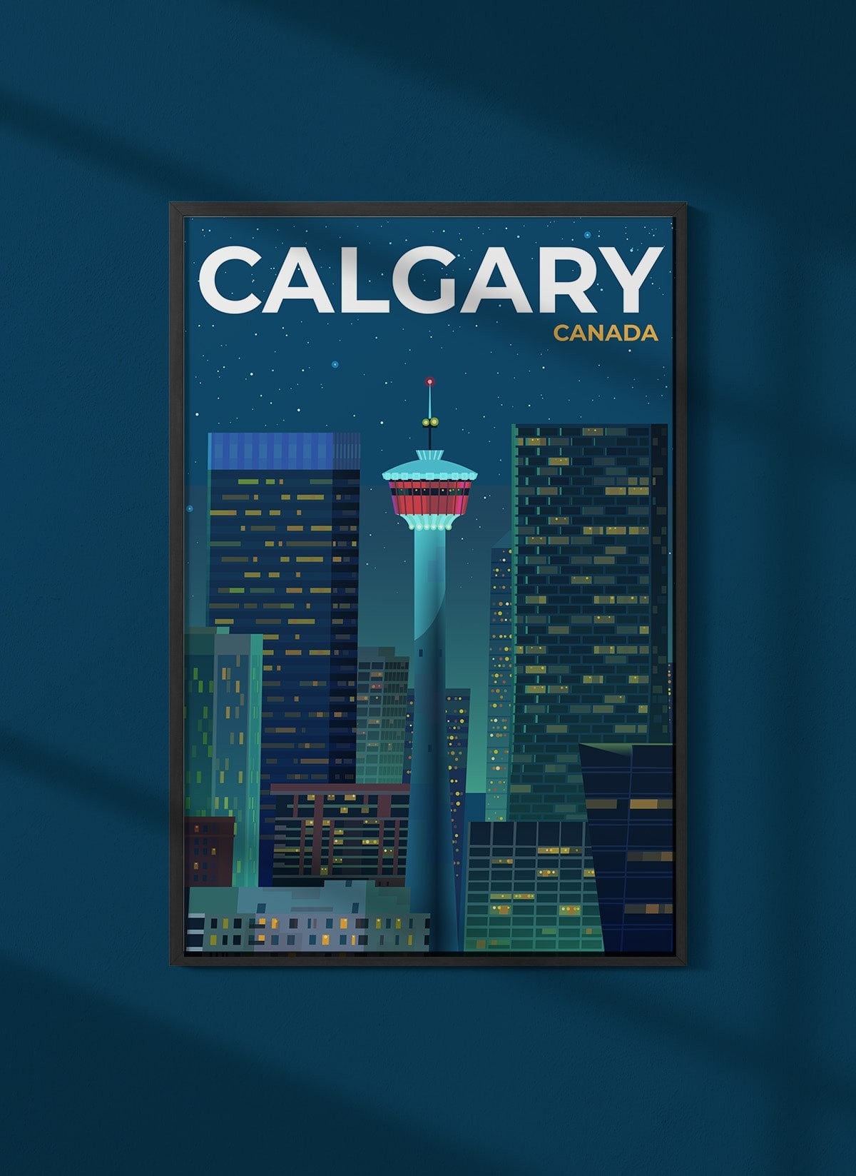 Affiche ville Calgary