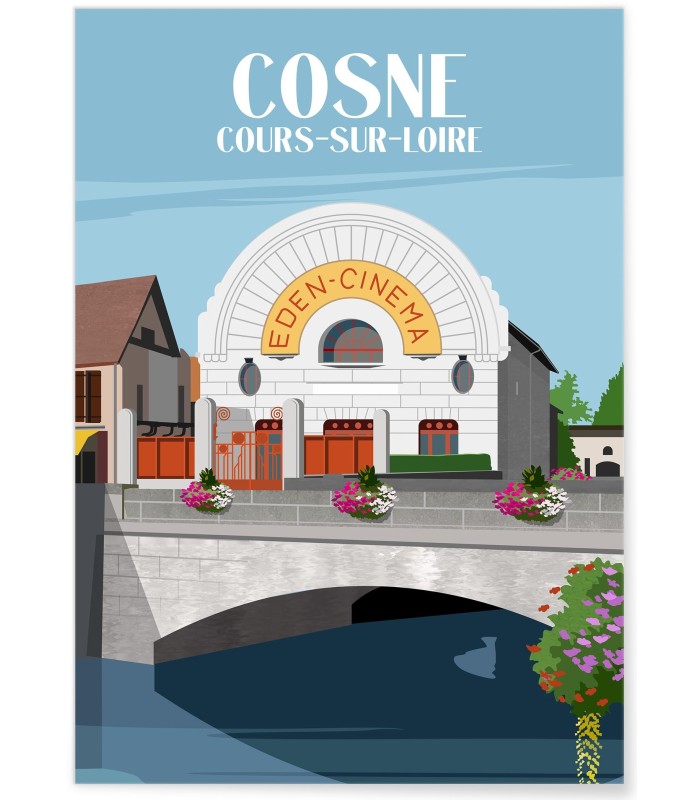 Affiche ville Cosne-Cours-sur-Loire