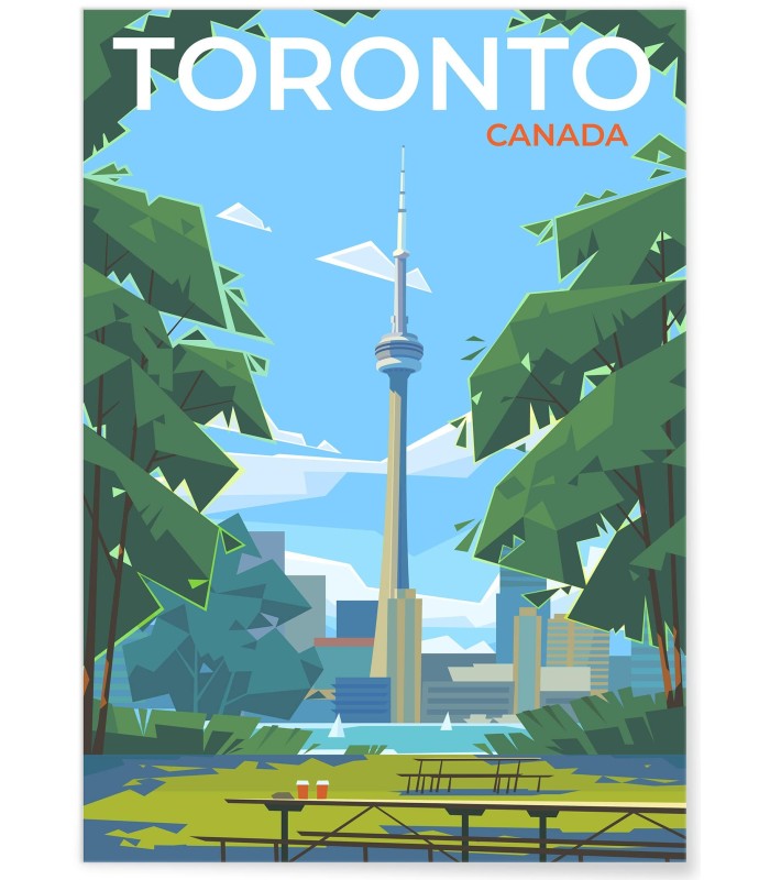 Affiche ville Toronto 2