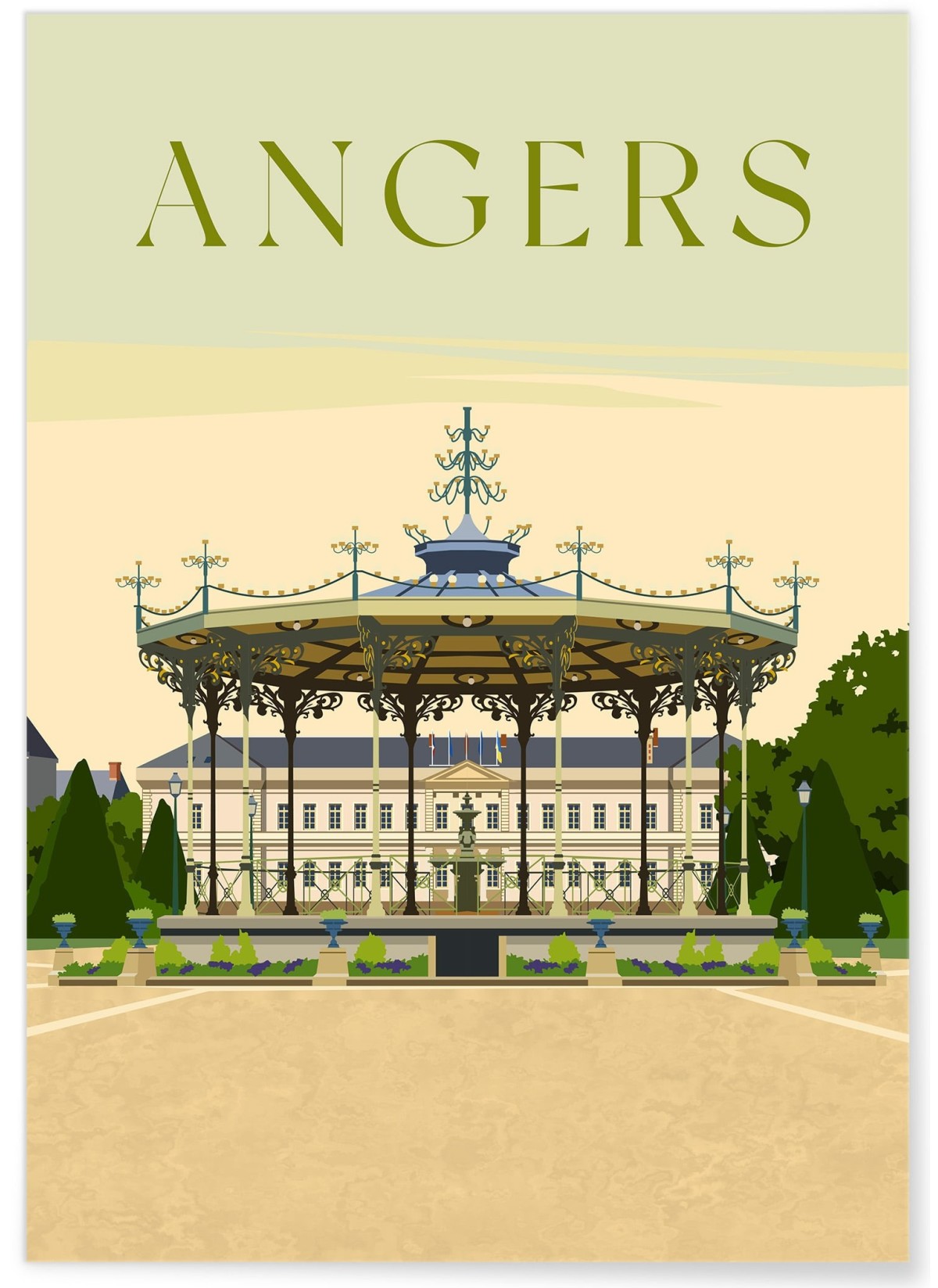 Affiche ville Angers 5