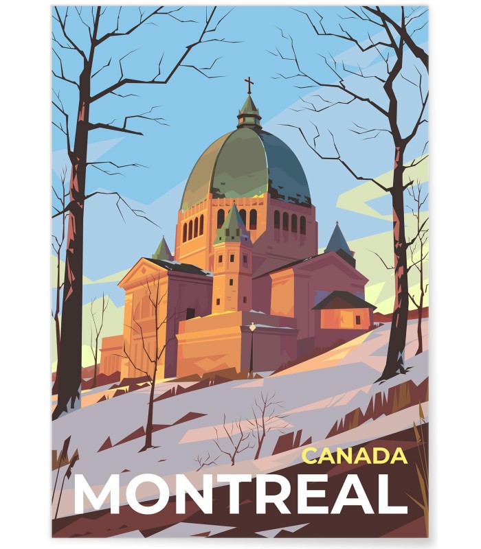 Affiche ville Montréal 2