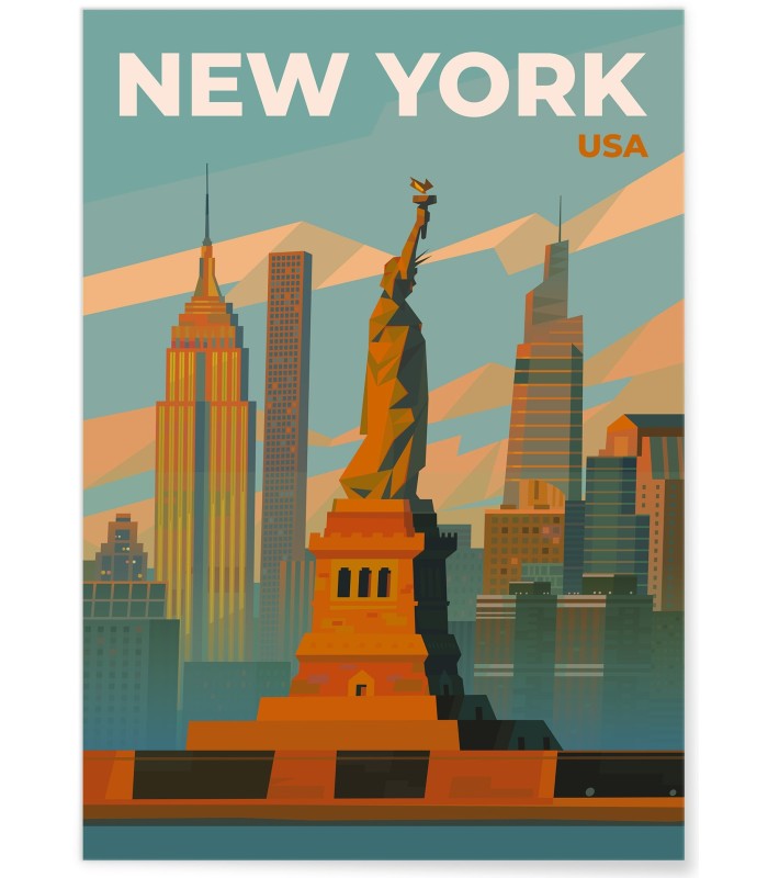 Affiche ville New York 4